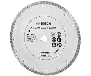 Bosch 2607019483 230 mm Diameter Diamond Cutting Disc for Turbo