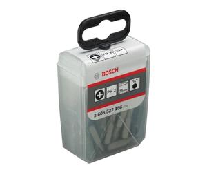 Bosch 2608522186 Bit Set Ph2-25Mm Long X 25 Pieces