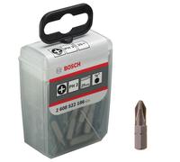 Bosch 2608522186 Extra Hard Ph2 Screwdriver Bits 25Mm (Pack Of 25) BOS-2608522186