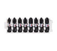 Bosch 2608522323 8-PC 25mm Ph/Pz Impact Insert Bit Set- you get 5