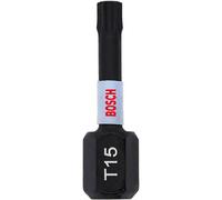 Bosch Impact Control Torsion Torx Screwdriver Bits T15 25mm Pack of 2