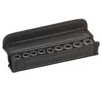 Bosch 2608551098 Socket Set, 30mm, 7mm/8mm/10mm/12mm/13mm/15mm/16mm/17mm/19mm, Black, 9 Pcs