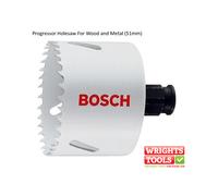 Bosch 2608584635 Progressor Holesaw For Wood and Metal (51mm)