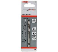 Bosch 2608584676 HSS-G Pilot Drill Bit, 135° Split Point, 45cm x 40cm x 25cm, Silver