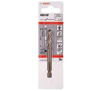 Bosch 2608584677 HSS Hole Saw Pilot Drill Bit, 135Deg Split Point, 14.3cm x 4.4cm x 0.9cm, Silver/Brown