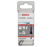 Bosch 2608588066 4/6/8/10/12/14/16/18/20 mm HSS-AlTiN Step Drill Bit