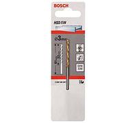 Bosch 2608596681 3 x 33 x 61 mm HSS-TIN/DIN 338 Metal Drill Bits