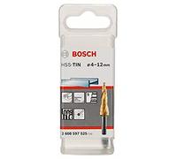 Bosch HSS-TiN Step Drill Bit 4mm - 12mm