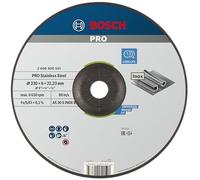 Bosch 2608600541 Grinding Disc for Stainless Steel, Black, 230 x 6 mm