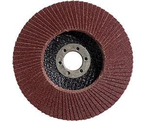 Bosch 2608601277 Straight K120 Flap Disc for Metal, 0 V, Black/Red, 125 mm