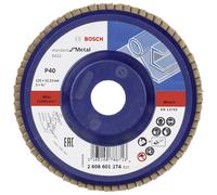 Bosch 2608601277 X431 Flap Disc 125mm For Metal Wear-Resistant 1 piece