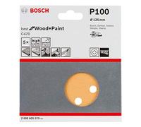 Bosch 2608605070 125 mm Sanding Sheets for Random Orbit Sanders