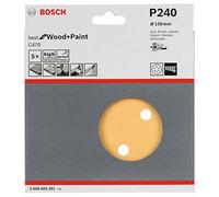 Bosch 2608605102 150 mm Sanding Sheets for Random Orbit Sanders