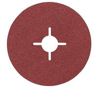 BOSCH 2608605467 115MM X 22.23MM P80 ALUM OXIDE FIBRE SANDING DISCS FOR METAL