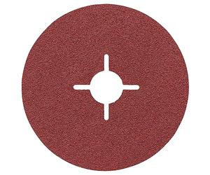 BOSCH 2608605467 115MM X 22.23MM P80 ALUM OXIDE FIBRE SANDING DISCS FOR METAL