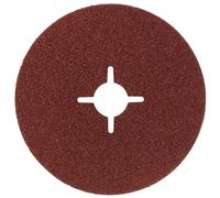BOSCH 2608605469 115MM X 22.23MM P120 Alum Oxide Fibre Sanding Discs for Metal