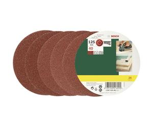 Bosch 2608605645 Orbital Sandpaper Hook & Loop Perf. 240 G Ø 125mm...