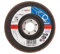 Bosch 2608607354 "Expert" K60 Straight Flap Disc for Metal, 0 V, Black/Brown, 125 mm