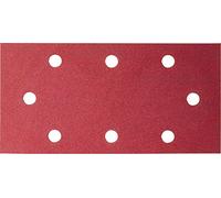 Bosch 2608608X98 "Expert" Sanding Sheet for Wood, 0 V, Red, 93 x 230 mm, Set of 10 Piece