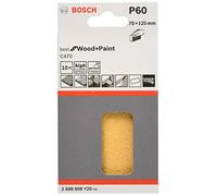 Bosch 2608608y19 70 x 125 mm Pack of 10 Abrasive Discs C470, Beige, 2608608Y20