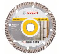 Bosch 1x PRO Multi Material Diamond Cutting Disc for Bore 22.23 and Large Angle Grinders (for Concrete, Reinforced concrete, Ø 150 mm, Professional Accessory Large Angle Grinder)
