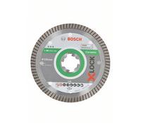 Bosch X Lock Best Extraclean Turbo Diamond Disc for Ceramics 125mm 1.4mm 22mm