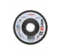 Bosch 2608619199 X-LOCK Flap Disc 115mm 22.23mm Bore Metal Grinding