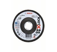 Bosch 2608619204 X-LOCK Flap Disc 125mm Diameter 22.23mm Bore Grit 120