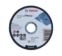 Bosch Professional 1x Standard for Metal Straight Cutting Disc (for sheet metal, steel, Ø 115 x 1 x 22.23 mm, Accessories Angle Grinders)