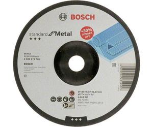 Bosch 2608619778 Standard Metal Grinding Disc 180mm Aluminium Oxide