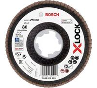 Bosch 2608619805 X551 Flap Disc 125mm Dia 22.23mm Bore X-LOCK 1piece