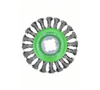 Bosch X-Lock Wire Wheels Knotted 115mm Stainless Steel 0.5mm