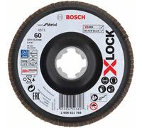 Bosch 2608621768 X-LOCK Flap Disc 125mm Zirconium Oxide Metal Work
