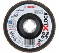 Bosch 2608621770 X-LOCK Flap Disc 125mm Zirconium Oxide Grit 120