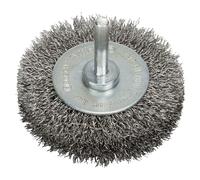 Bosch 2608622122 70Mm X 6Mm Shank Wire Wheel Crimped Wire 0.3Mm INOX