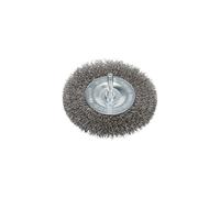 Bosch 2608622124 Shank Wire Wheel Crimped Wire 03mm Inox 100mm x 6mm Silver