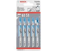 Bosch 2608631017 Aluminium Cutting Jigsaw Blades, 3mm - 15mm, Grey