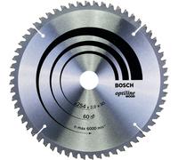Bosch 2608640436 Optilineline Mitre Circular Saw Blade for Wood, 254mm x 2.0mm x 30mm, 60 Teeth, Silver