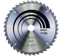Bosch 2608640438 Optiline Mitre Circular Saw Blade for Wood, 254mm x 2.0mm x 30mm, 40 Teeth, Silver