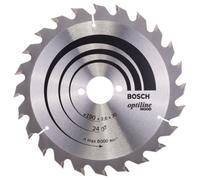 Bosch 2608640615 Optiline Wood Circular Saw Blade 190mm X 30mm X 2.6mm X 24T