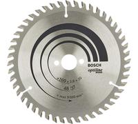 Bosch 2608640732 160 x 20 x 2.6 mm 48T Optiline Wood Circular Saw Blade