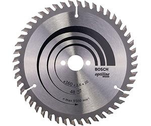 Bosch 2608640732 Optiline Wood Circular Saw Blade Diameter 160 mm 48 Teeth Carbide