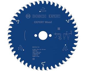 Bosch 2608644021 48T "Expert" Circular Saw Blade for Wood, Blue, 160 x 20 x 2.6 mm