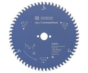 Bosch 2608644129 EXCBH 60 Tooth Top Precision Circular Saw Blade, 0 V, Blue