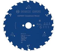 Bosch 2608644136 24T "Construct" Table Saw Blade for Wood, Blue, 160 x 20 x 2 mm