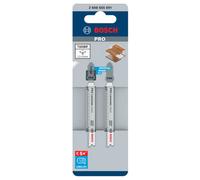 Bosch 2608655091 2 Pieces Professional Laminate Clean T101Bif Jigsaw Blade 83 mm