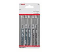 Bosch 2608667854 Accessories Wood Jigsaw Blade Set 5piece Makita Shank