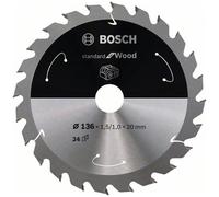 Bosch 2608837668 Circular Saw Blade 136x20mm 24 Cogs for Wood Cutting