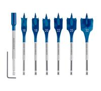 Bosch 2608900334 Expert SelfCut Speed Flat Bit Set with Hex Shank (7 Piece)