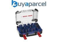 Bosch 11x EXPERT Tough Material Hole Saw Set (for Wood with metal, Brick, Ø 20-76 mm, Professional Accessory Rotary Drill/Drivers)